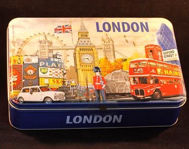 London biscuit tin